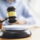 Justice lawfirm or auction concept.